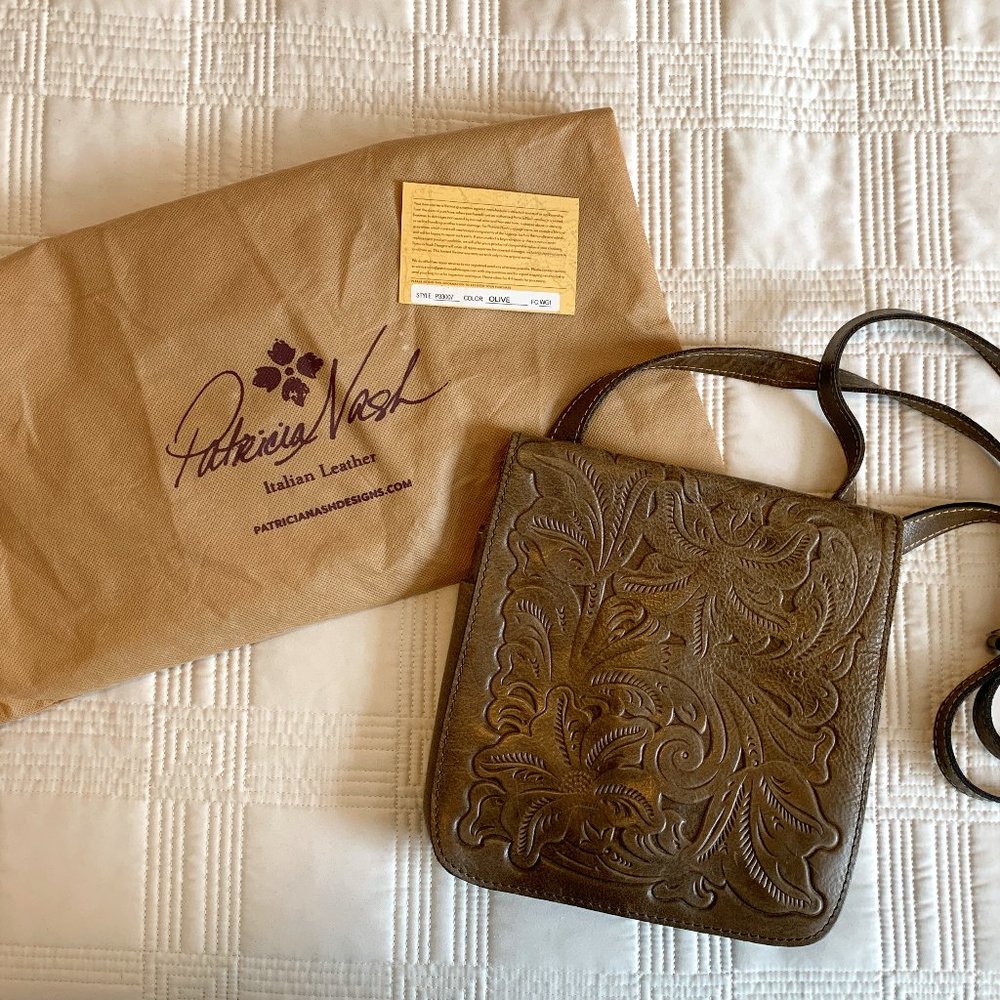 Patricia Nash Granada Florence Leather Crossbody